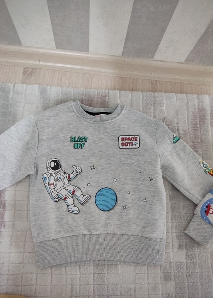 Çocuk sweatshirt toplu satış 3-4 yaş  - Görsel 2