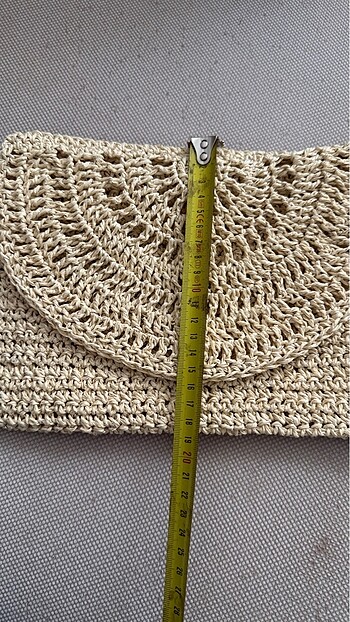 Beden ten rengi Renk Clutch el örgüsü çanta