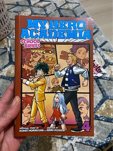 my hero academia school briefs manga (İngilizce)