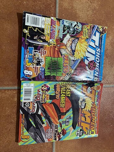 Shounen Jump İngilizce dergi (2008 ve 2006)