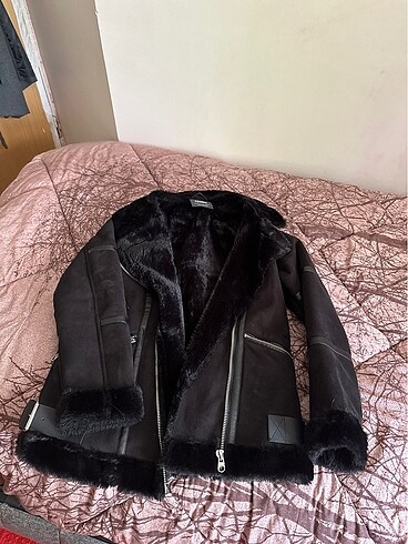Pull and bear kürklü ceket