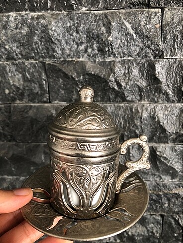 Gümüş kahve takımı