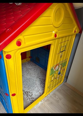 Renkli Plastik Oyuncak Ev - Görsel 3