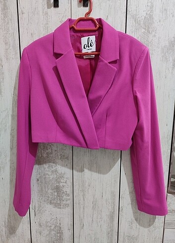 Koton Pembe crop ceket
