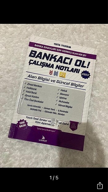 2 adet bankacılık kitabı