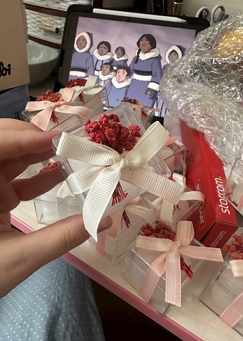toptan süslü mum (24 adet)
