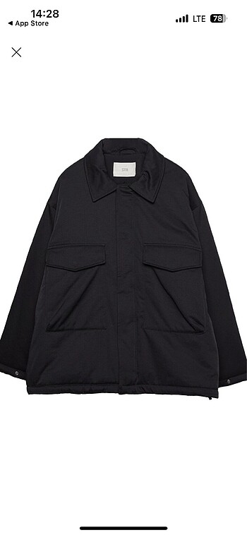 oversize şişme mont