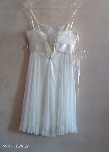 Mango Beyaz mini elbise