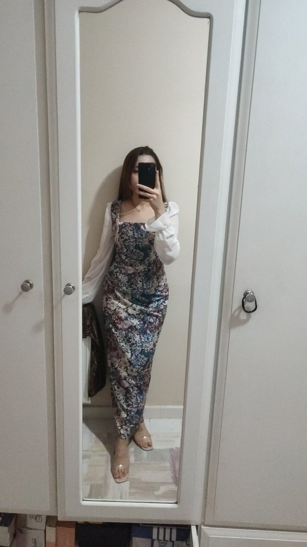 uzun kalem elbise - Görsel 2