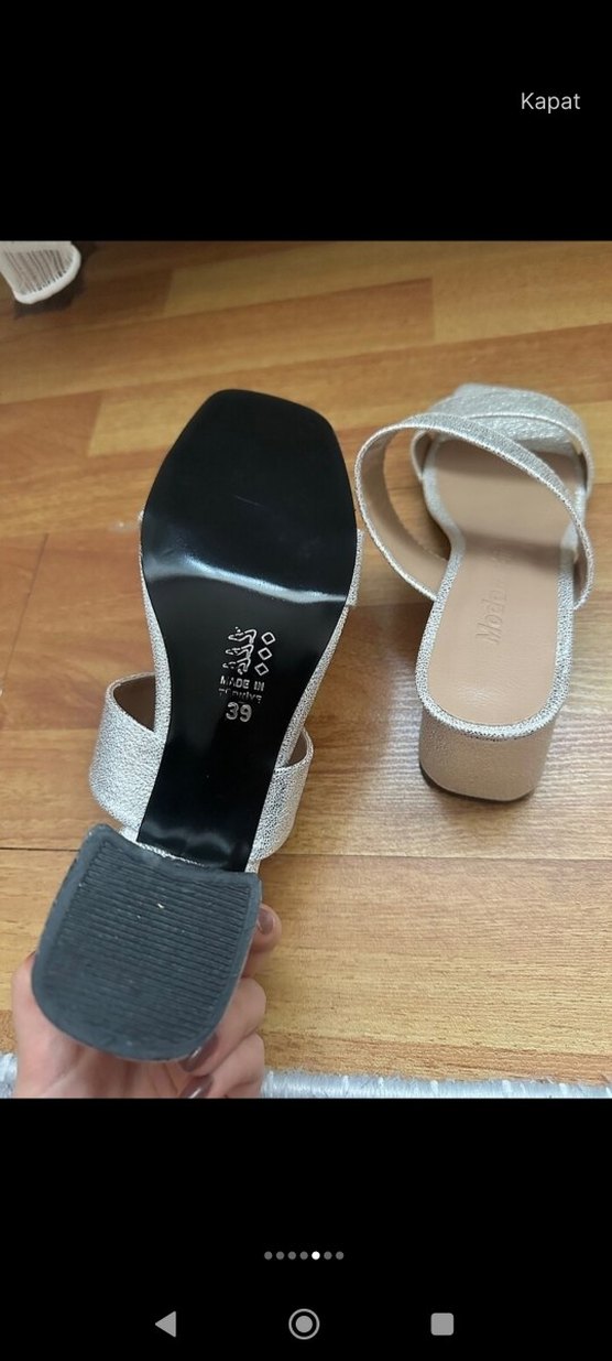 Topuklu Kadın Terlik - Görsel 3