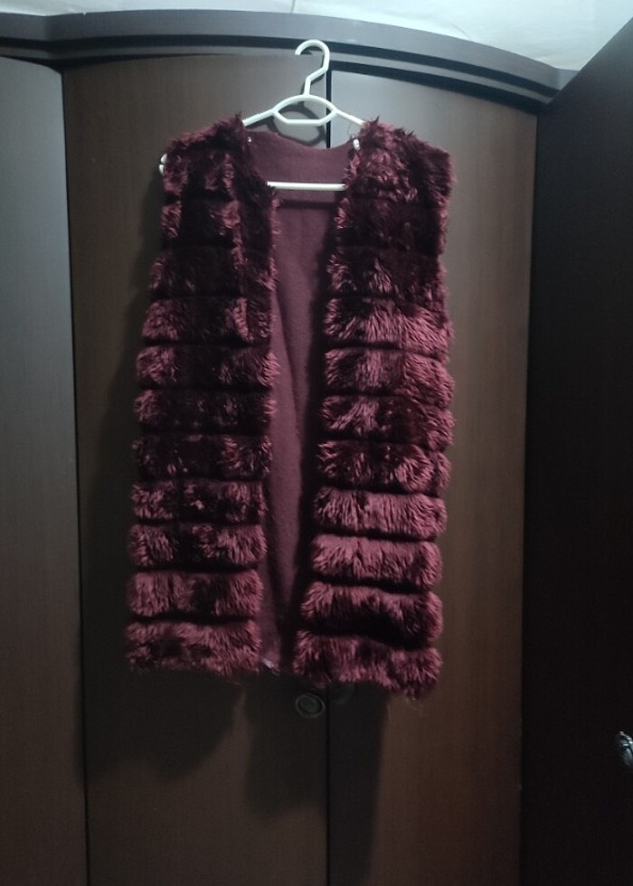 Tüylü yelek  - Görsel 2