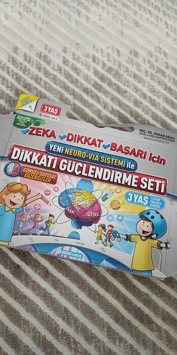 Dikkat güçlendirme seti 3 yaş 