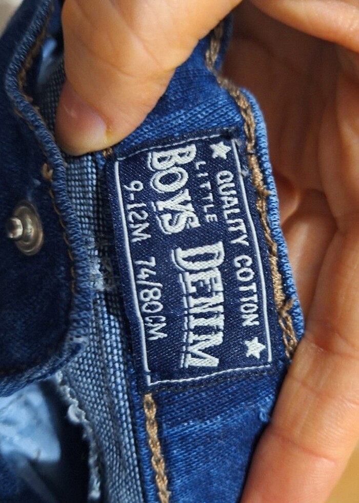 Erkek Bebek Kot Pantolon  - Görsel 2