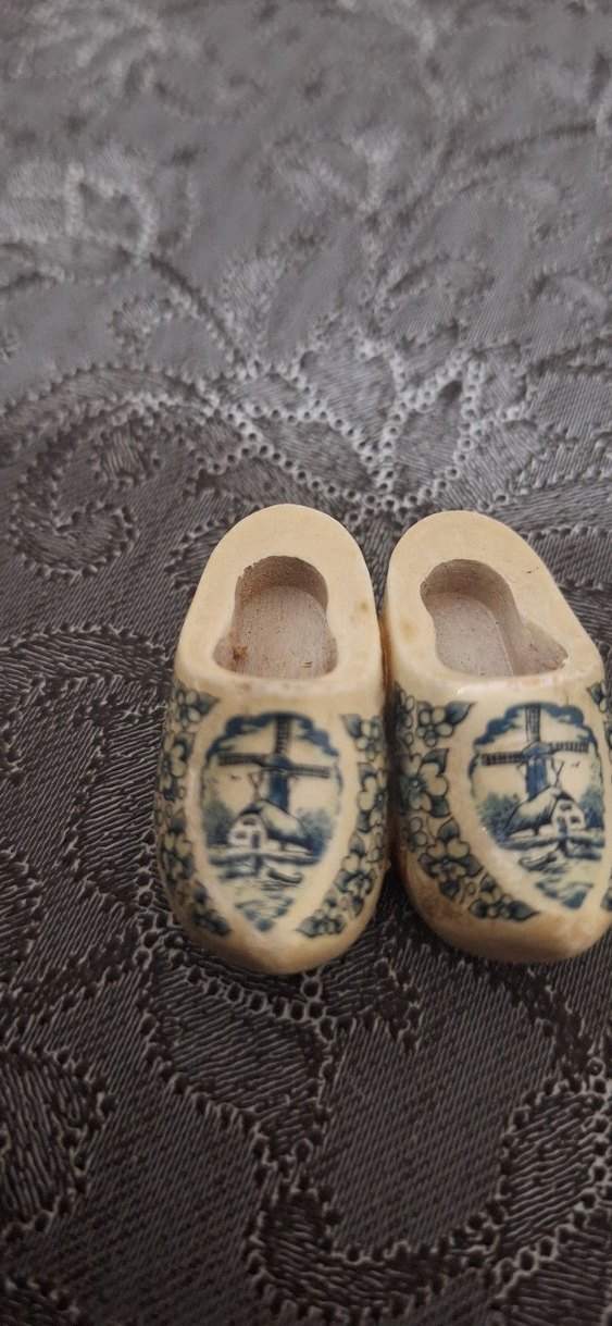 Değirmen Figürlü Porselen veya seramik minimal ayakkabı biblo - Görsel 2