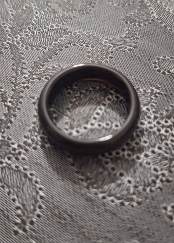 Doğaltaş Siyah Yüzük - Görsel 3
