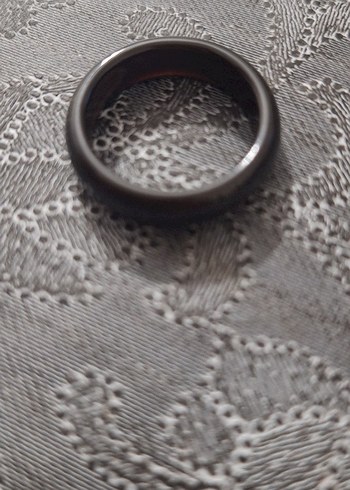 Doğaltaş Siyah Yüzük - Görsel 4