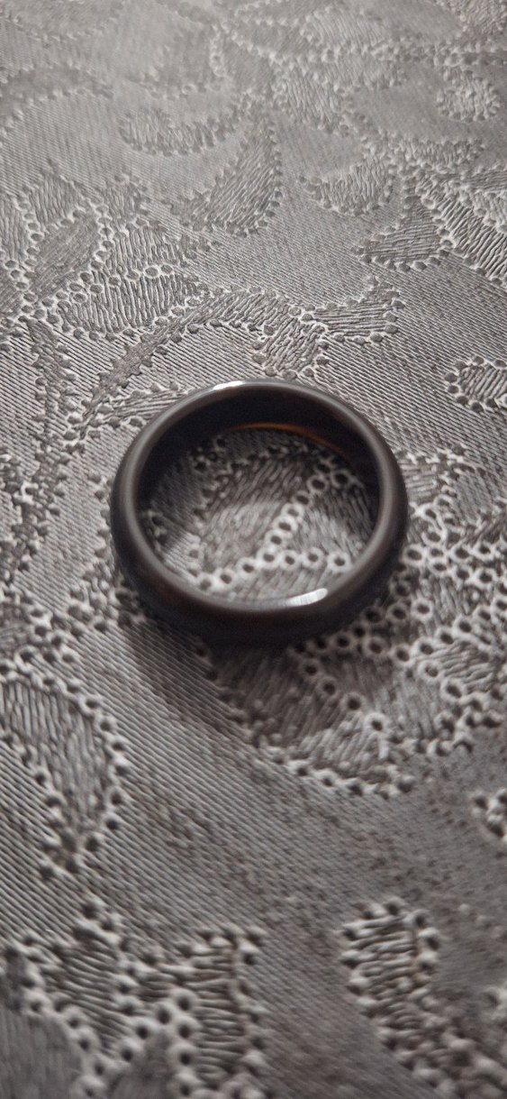 Doğaltaş Siyah Yüzük - Görsel 3