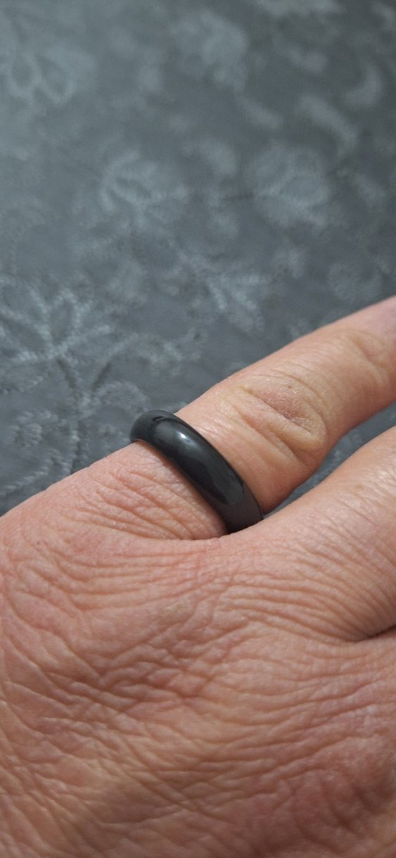 Doğaltaş Siyah Yüzük - Görsel 5