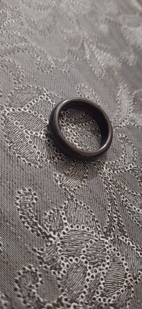 Doğaltaş Siyah Yüzük - Görsel 2