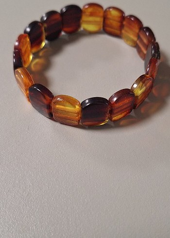 Toz Kehribar Bileklik - Görsel 3