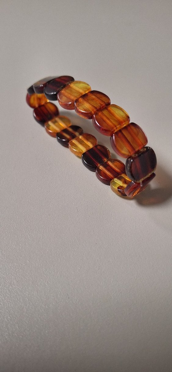 Toz Kehribar Bileklik - Görsel 5