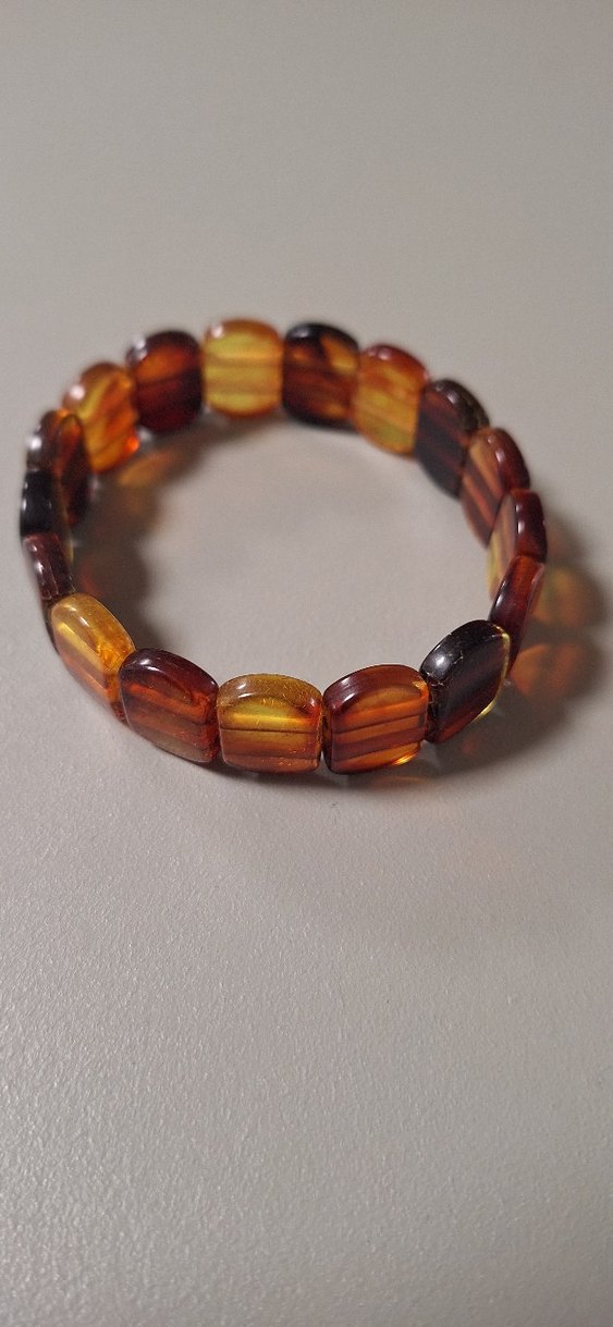 Toz Kehribar Bileklik - Görsel 2