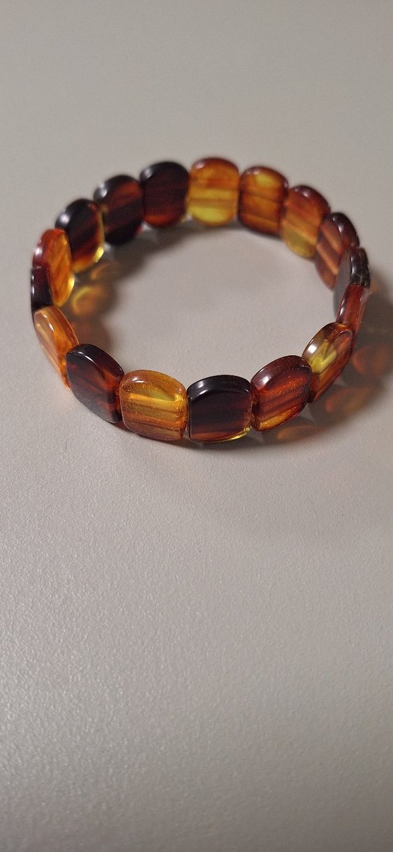 Toz Kehribar Bileklik - Görsel 3