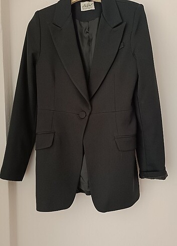 s Beden siyah Renk Siyah blazer ceket 