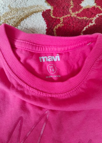 Kız Çocuk Pembe Kısa Kollu Tişört - Görsel 3