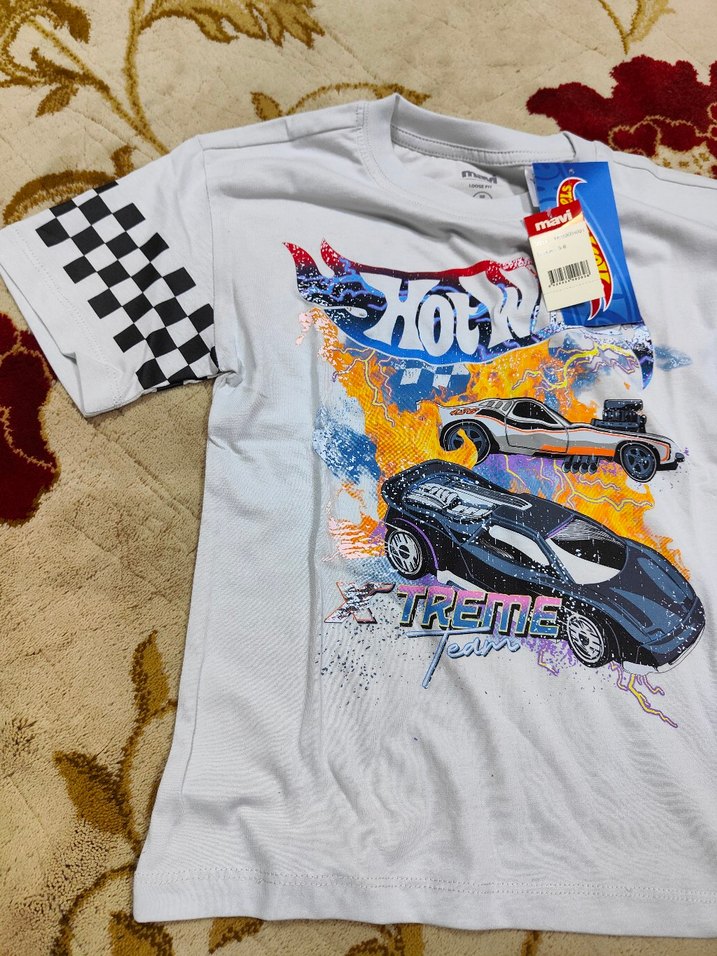 erkek çocuk Renkli Baskılı Kısa Kollu Tişört - Görsel 3