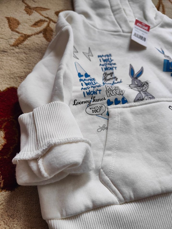 Erkek Çocuk Kapüşonlu Baskılı Sweatshirt - Görsel 3