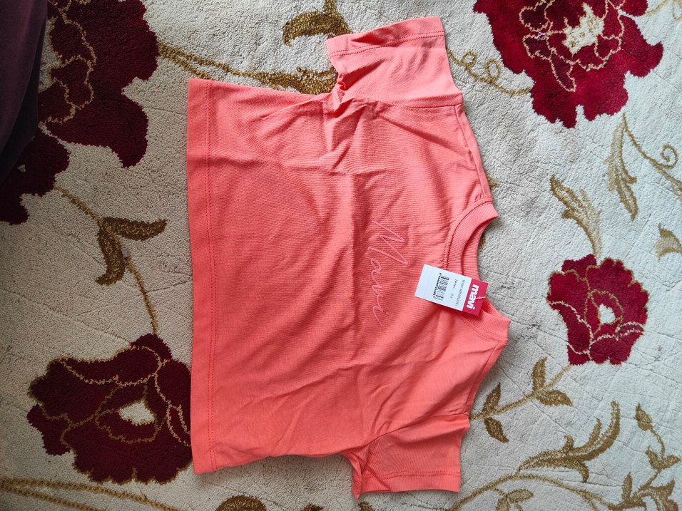 Kız Çocuk Pembe Kısa Kollu Tişört - Görsel 3