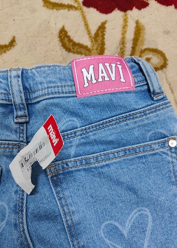 mavi jeans çocuk pantolon 5/6 yaş - Görsel 3