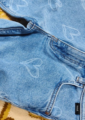 mavi jeans çocuk pantolon 5/6 yaş - Görsel 6