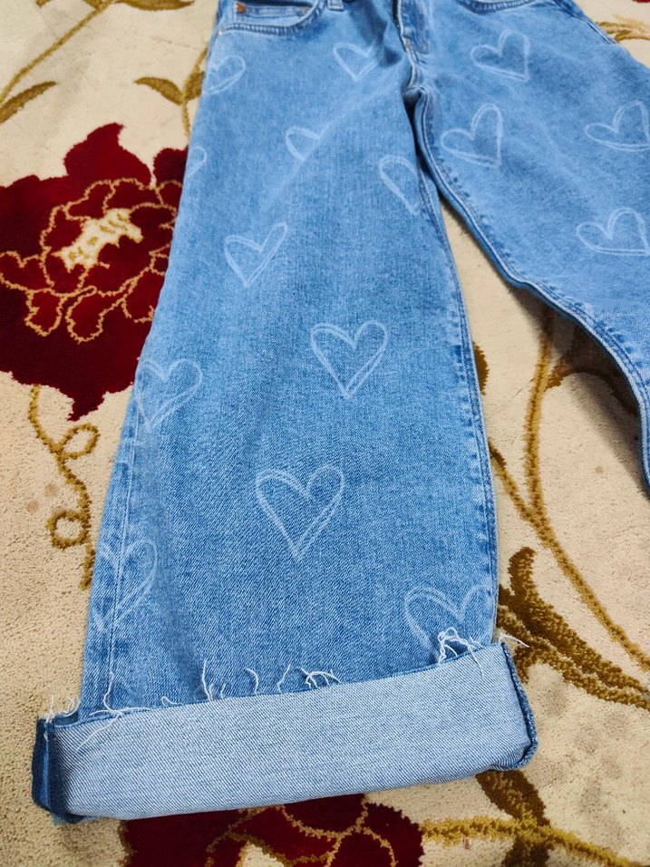 mavi jeans çocuk pantolon 5/6 yaş - Görsel 4