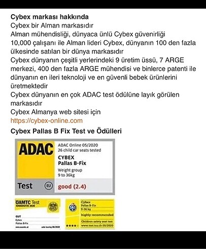 Diğer Cybex oto koltuğu
