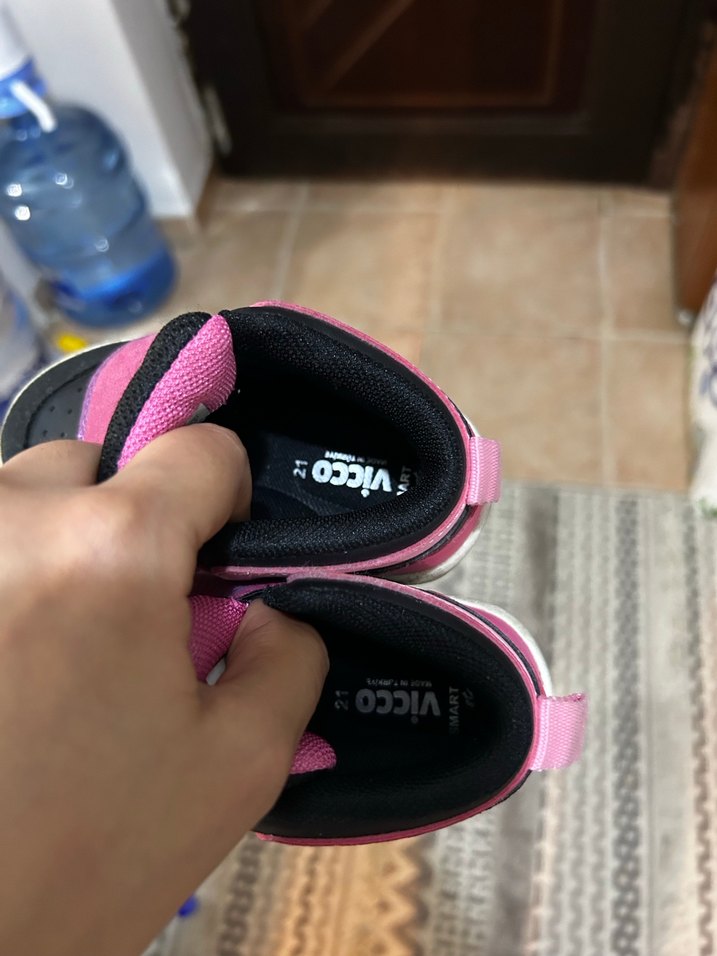 Vicco Pembe Renkli Cırt Cırtlı Spor Ayakkabı - Görsel 2