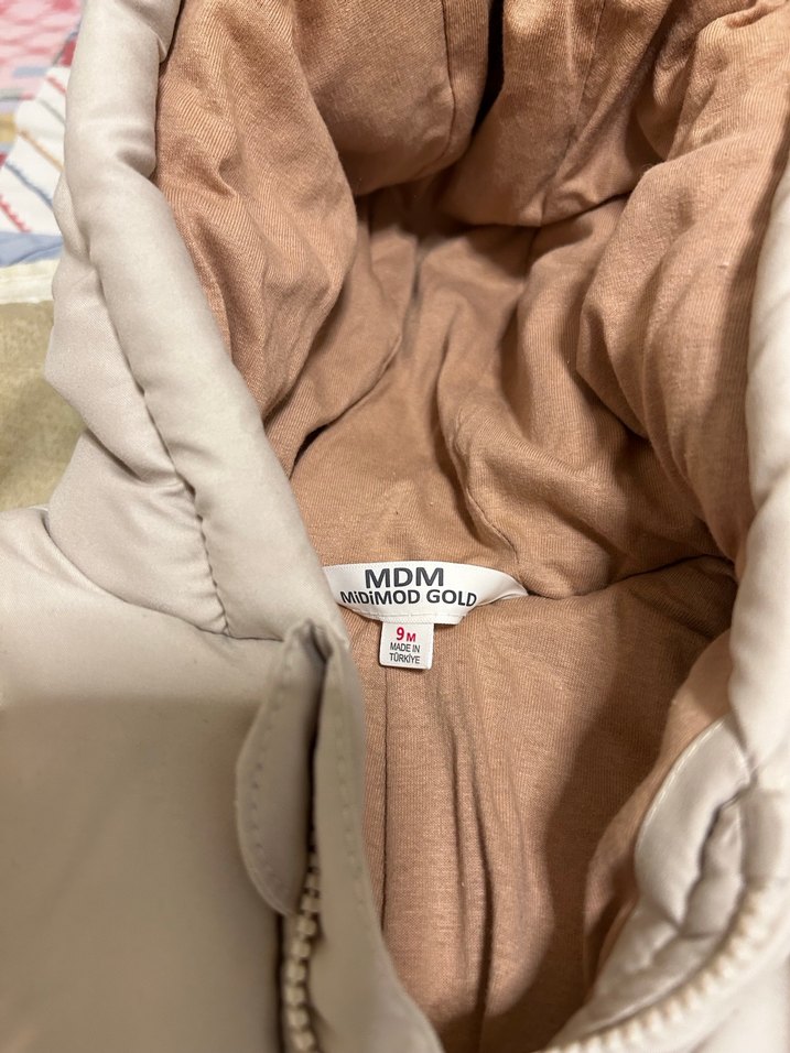 Kahverengi Kapüşonlu Bebek Astronot Tulumu - Görsel 5