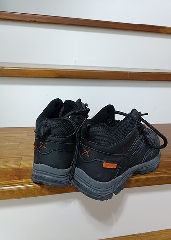 Erkek Siyah Bağcıklı Kauçuk Bot - Görsel 2