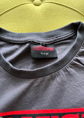 xl Beden Gri Stranger Things baskılı tşört