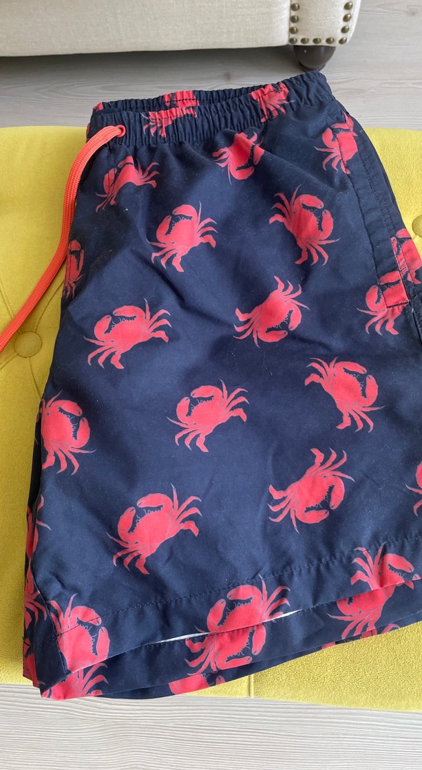 Kırmızı Baskılı Erkek Mini Mayo Şort - Görsel 3