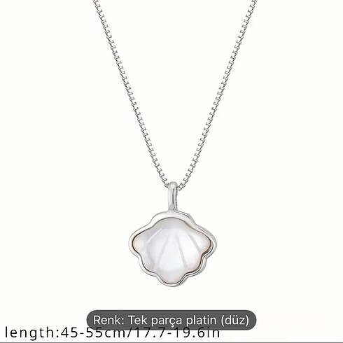  Beden çeşitli Renk Sea Shell Necklace