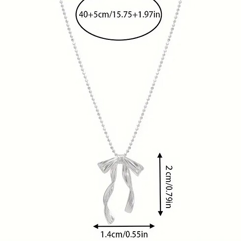 Beden Elegant Ribbon Necklace