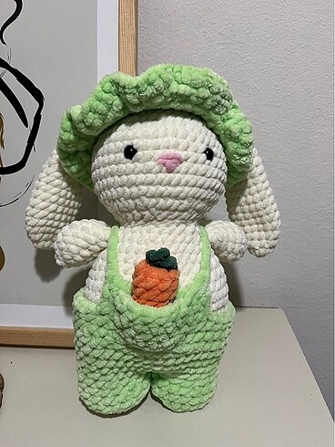 El Yapımı Uyku Arkadaşı Amigurumi Tavşan (Hiç Kullanılmadı)