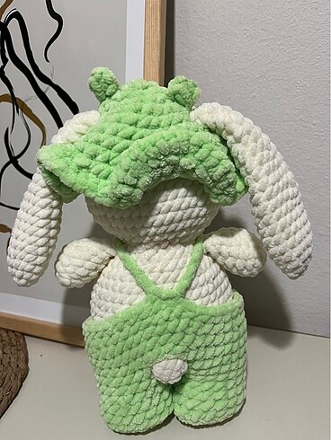 El Yapımı Uyku Arkadaşı Amigurumi Tavşan (Hiç Kullanılmadı)