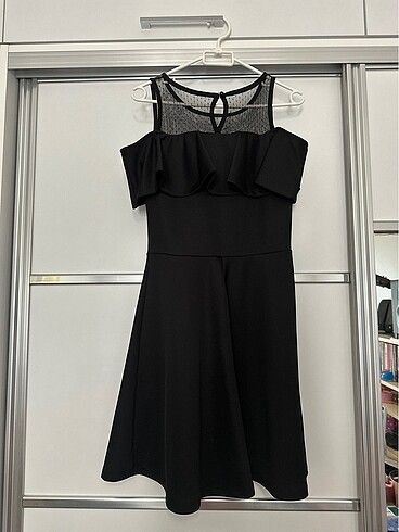 xs Beden LCW Siyah Mini Elbise