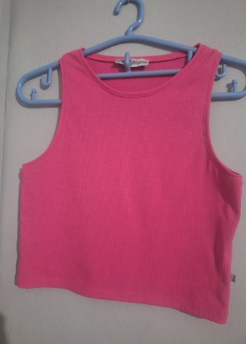 Pembe Mini Kolsuz Kadın Atlet