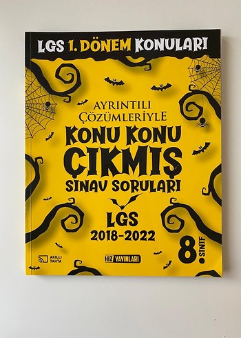 Hız Yayınları 8. Sınıf LGS 1. Dönem Konu Konu Çıkmış Sorular