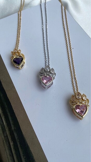  Beden Rapunzel Kolye (Mor-Gold)
