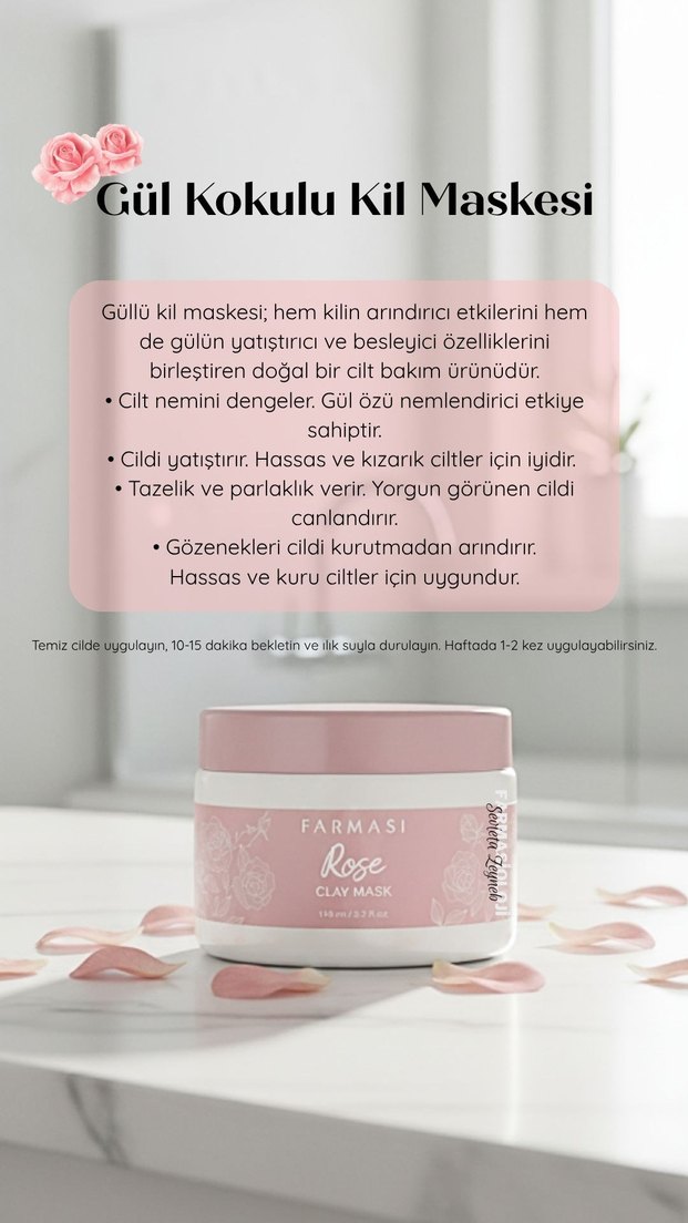 Farmasi Gül Kil Maskesi - Görsel 2